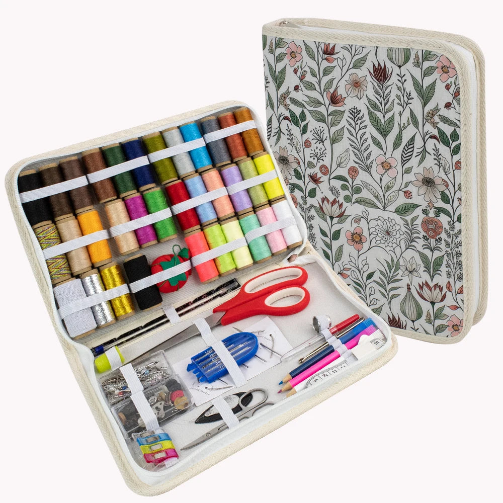 Sewing Kit Complete Set With Threads & Scissors