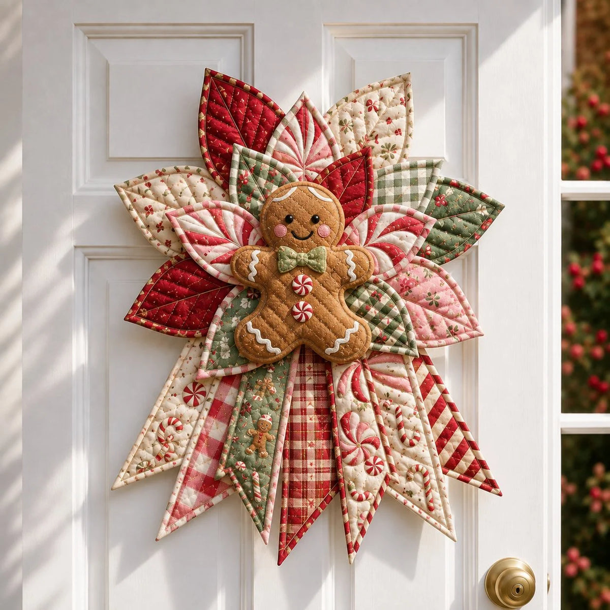 Sewing Kit Quilted Christmas Door Hanging 7 Designs