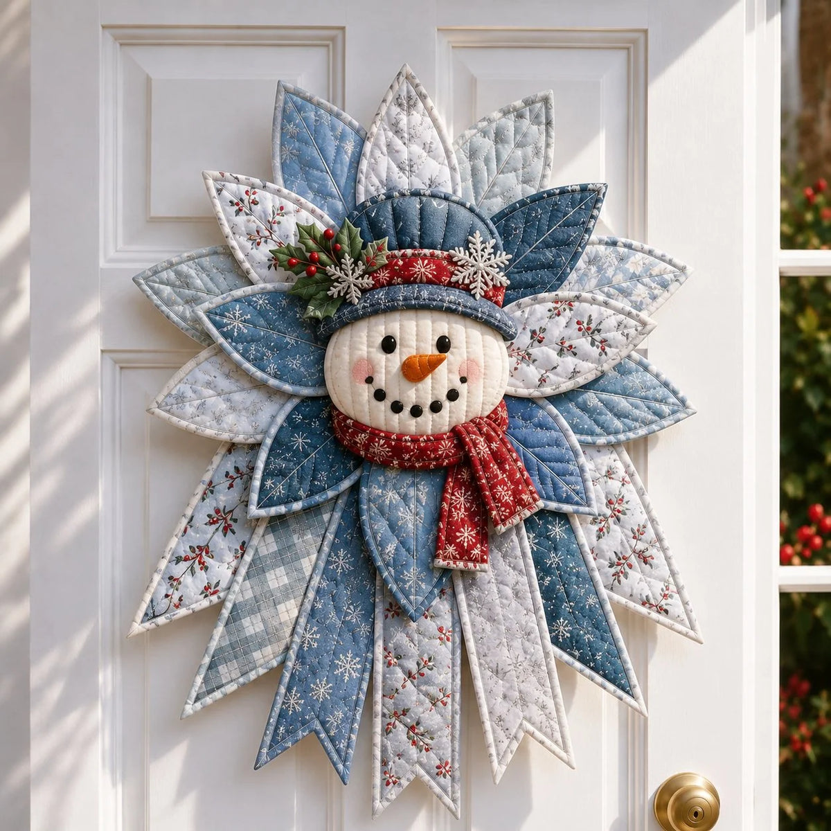Sewing Kit Quilted Christmas Door Hanging 7 Designs