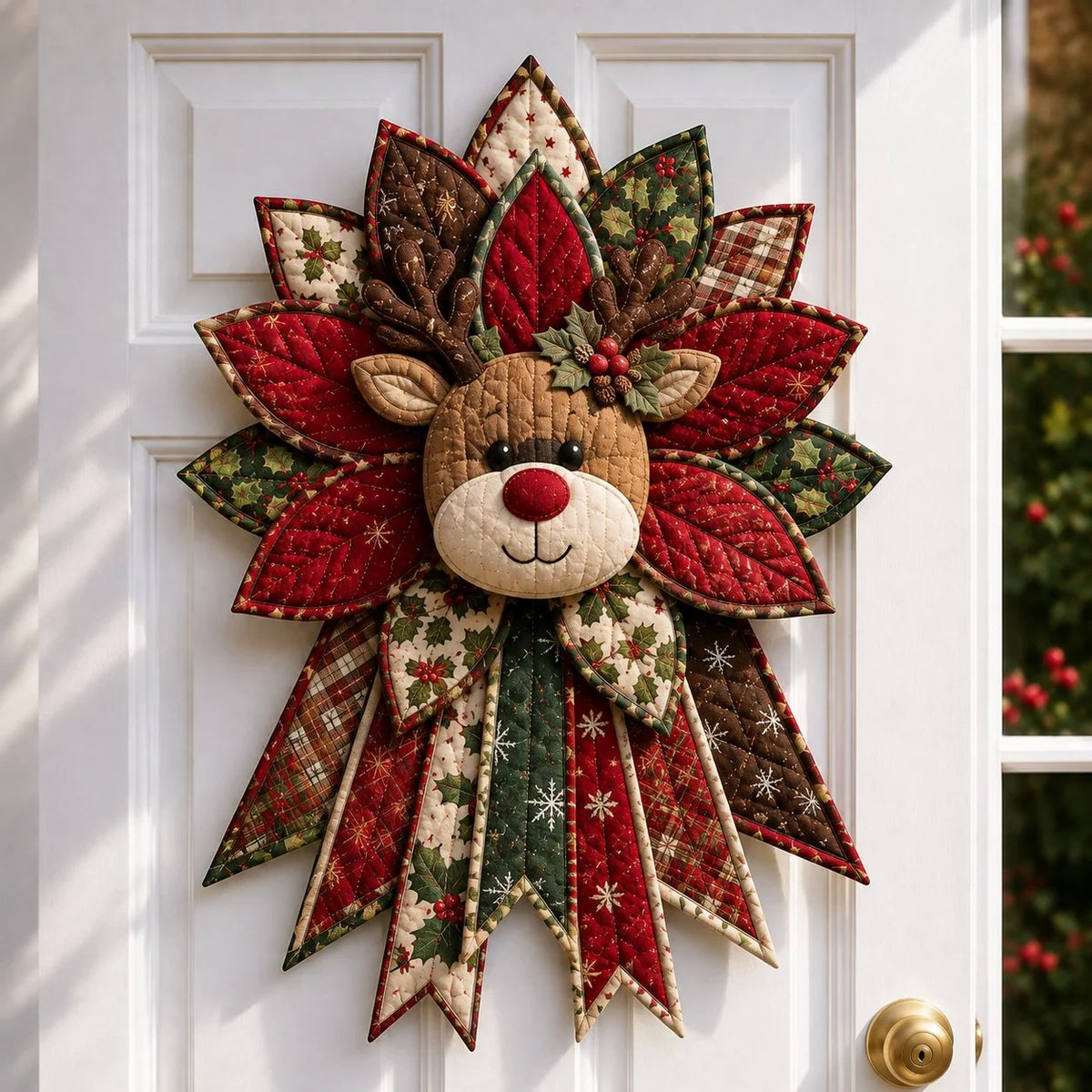 Sewing Kit Quilted Christmas Door Hanging 7 Designs