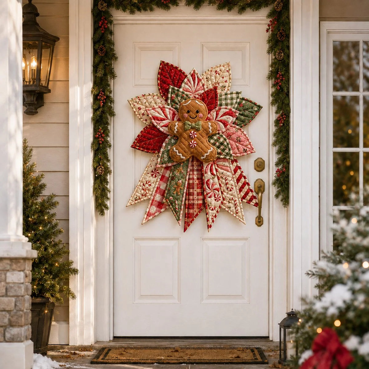 Sewing Kit Quilted Christmas Door Hanging 7 Designs