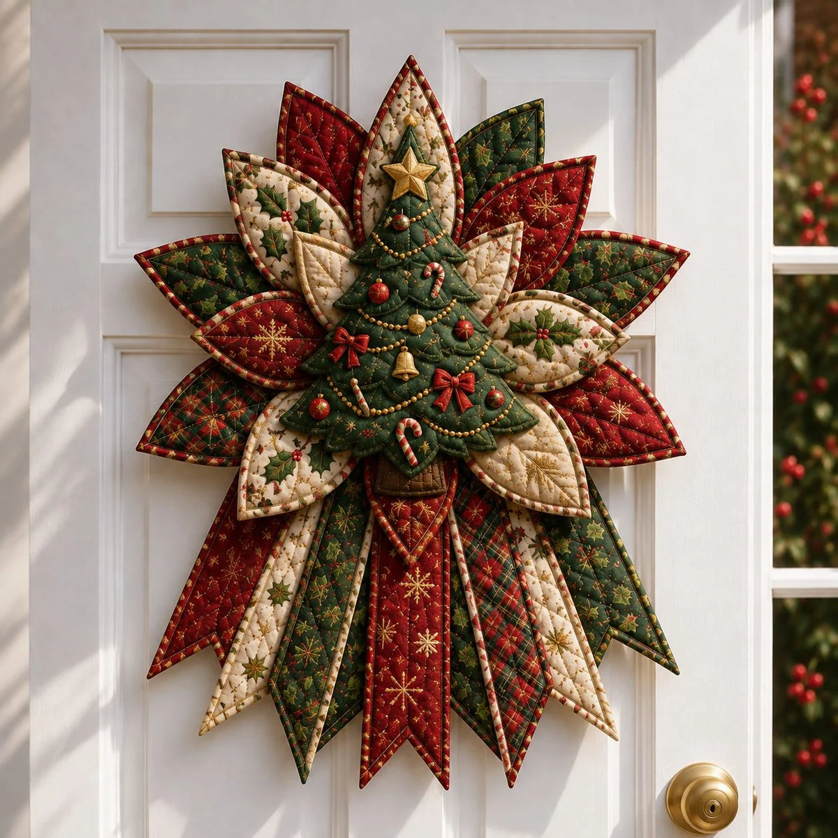 Sewing Kit Quilted Christmas Door Hanging 7 Designs