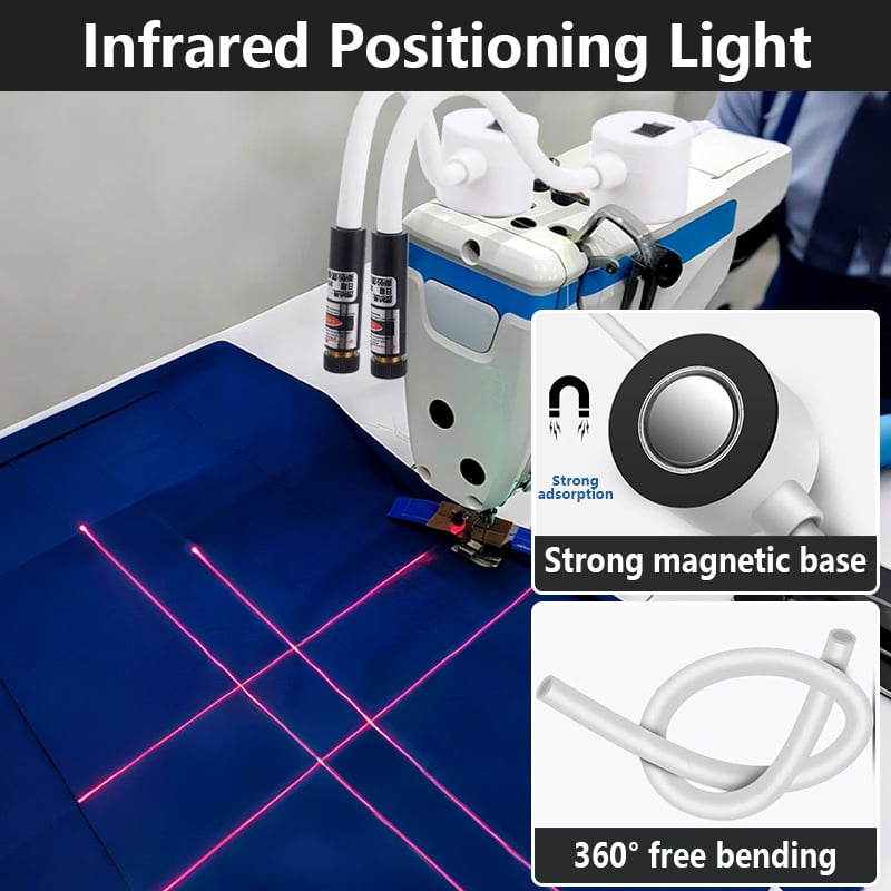 Sewing Machine Laser Guide 3-In-1 Magnetic Base
