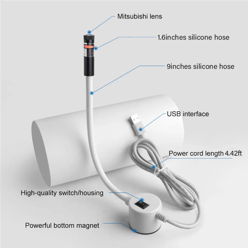 Sewing Machine Laser Guide 3-In-1 Magnetic Base