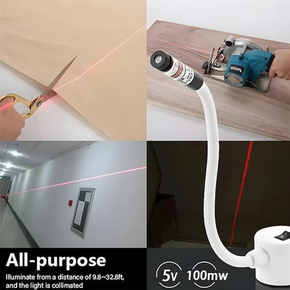 Sewing Machine Laser Guide Magnetic Mount & Flexible Arm