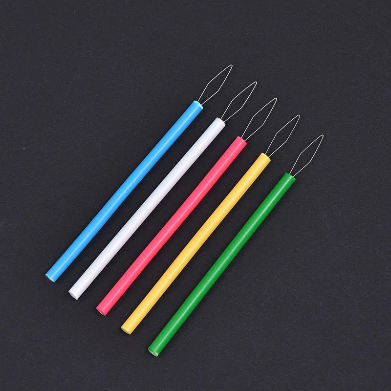 Sewing Needle Threader Ergonomic Cylindrical Grip Eye-Friendly