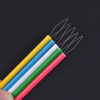 Sewing Needle Threader Ergonomic Cylindrical Grip Eye-Friendly