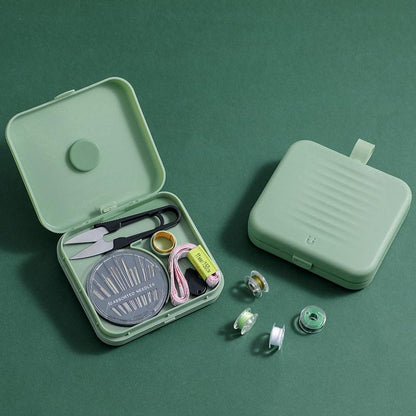 Sewing Organizer Box Magnetic Lid Two-Tier Travel Size