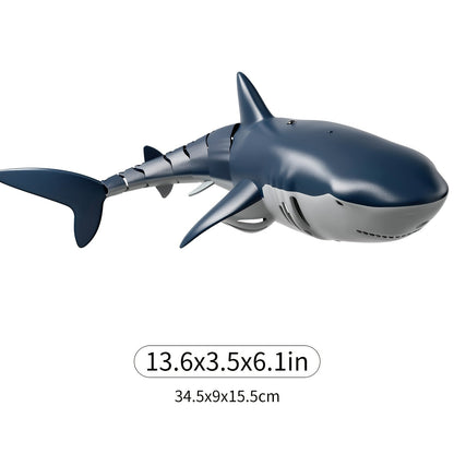 Shark Toy Remote Control LED Lights & Water Spray