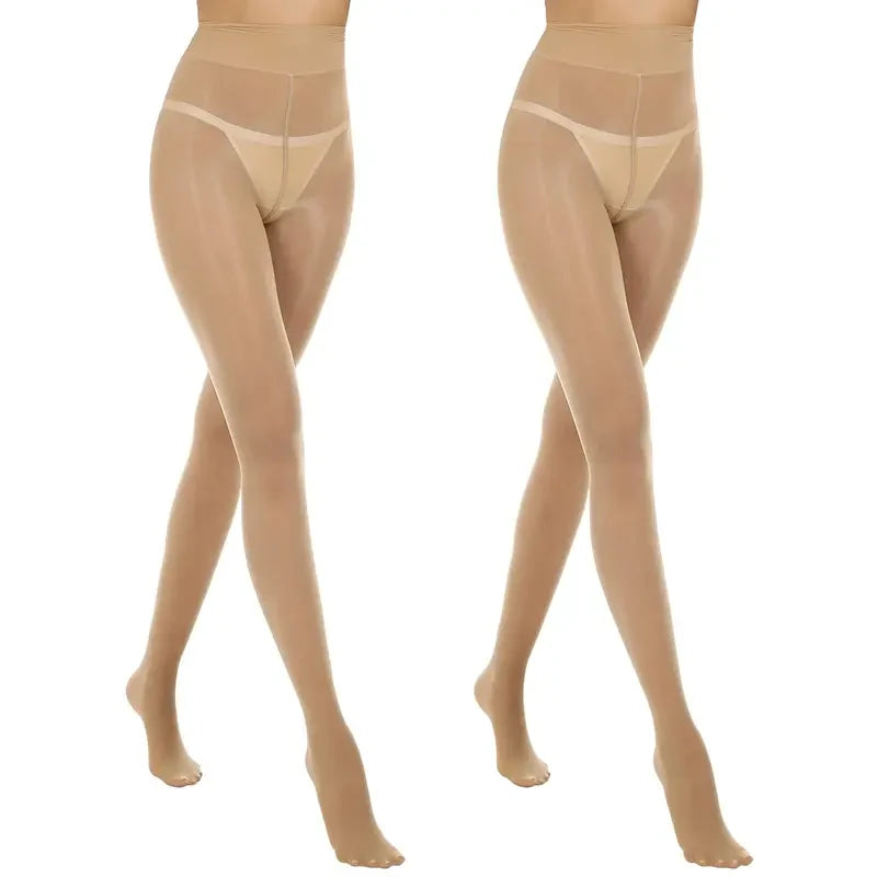 Sheer Tights Tear-Resistant High-Waisted Tummy Control