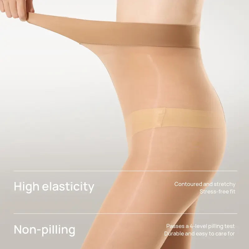 Sheer Tights Tear-Resistant High-Waisted Tummy Control