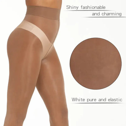 Sheer Tights Tear-Resistant High-Waisted Tummy Control