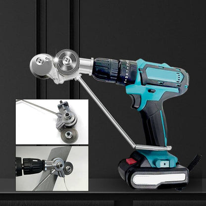 Sheet Metal Nibbler 360° Rotating Burr-Free Cuts