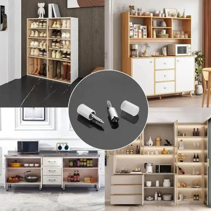 Shelf Brackets Self-Drilling Anti-Slip Set of 40