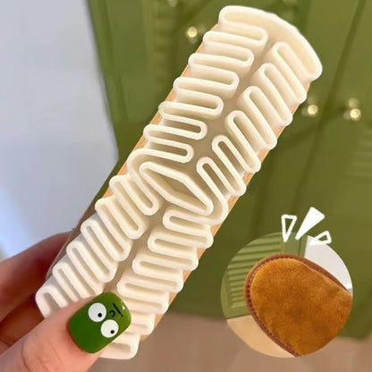 Shoe Brush Soft Rubber Bristles Wooden Handle Chemical Free