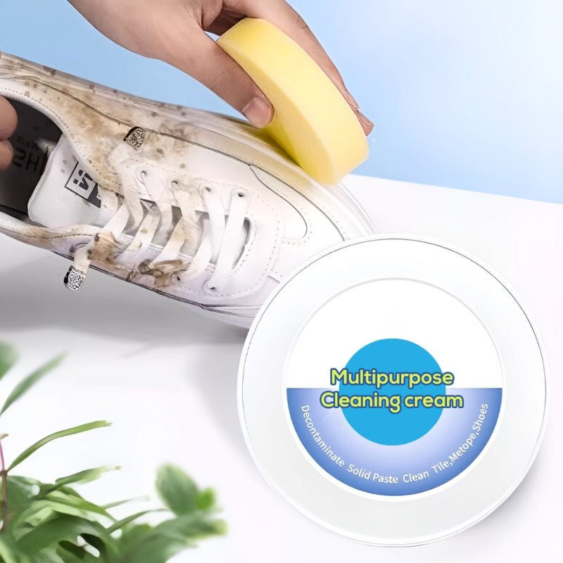 Shoe Cleaning Cream Deep-Cleaning Material-Friendly Travel Tin
