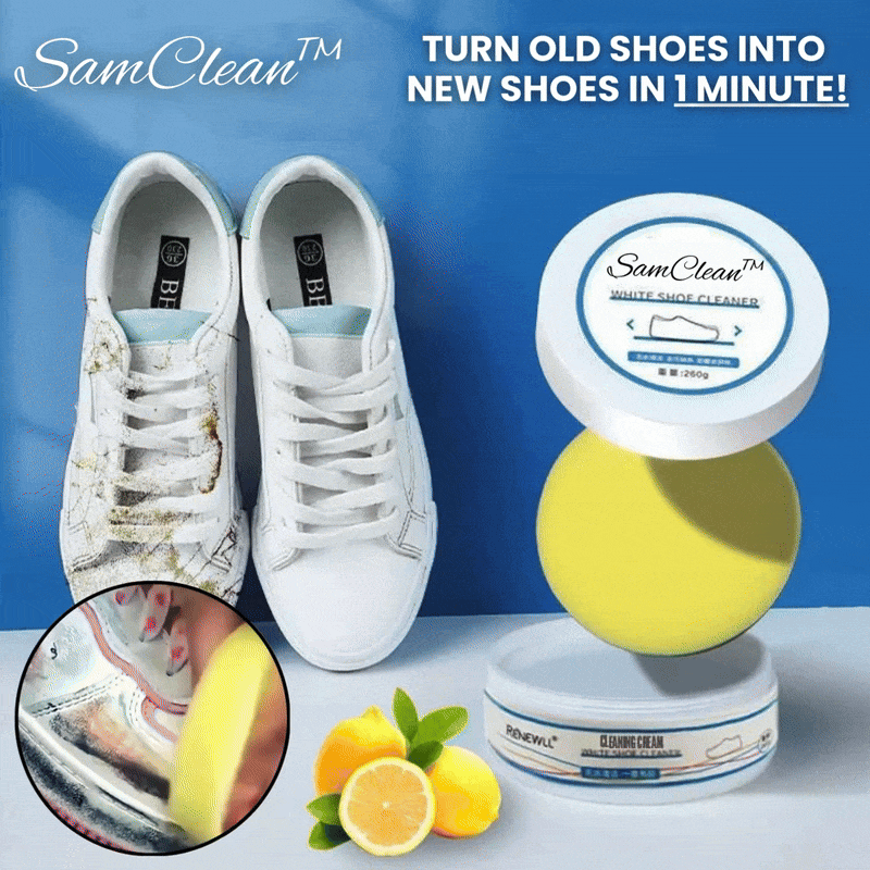 Shoe Cleaning Cream Deep-Cleaning & Restores Shine