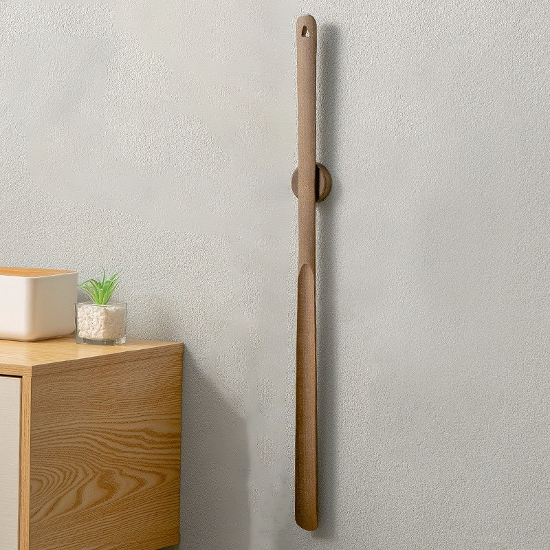 Shoe Horn 50 cm Wooden Magnetic Storage