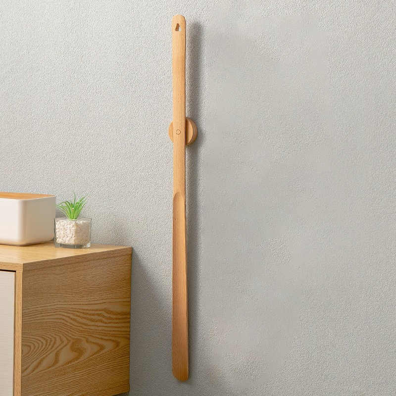 Shoe Horn 50 cm Wooden Magnetic Storage