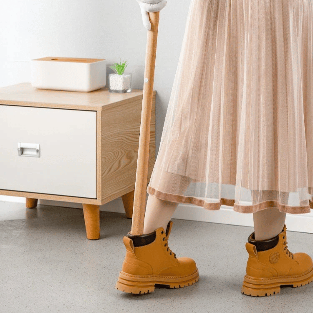 Shoe Horn Wooden Magnetic & Ergonomic