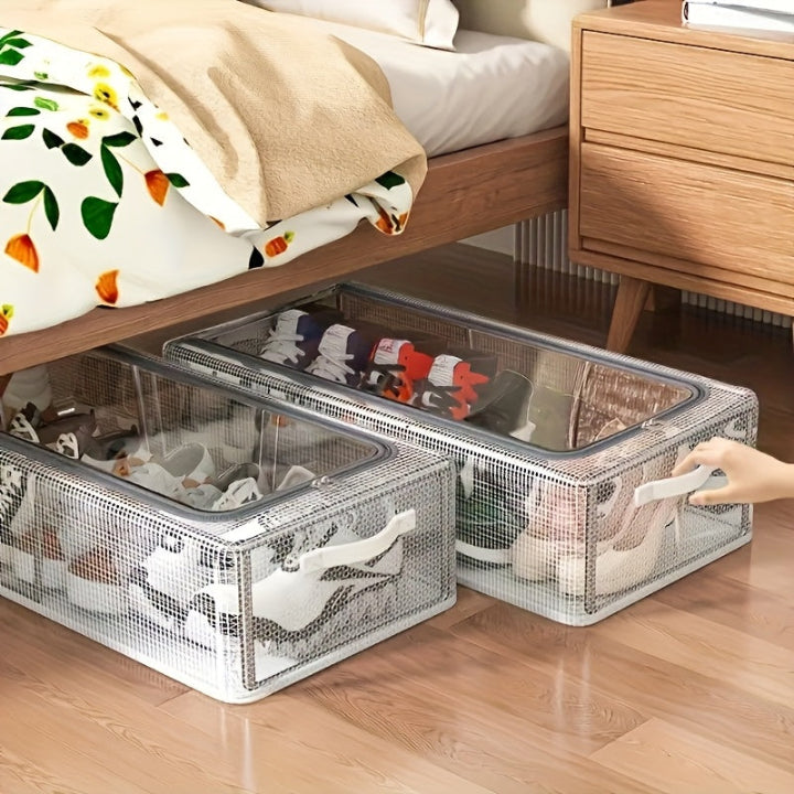Shoe Storage Box Transparent Front Opening & Stackable