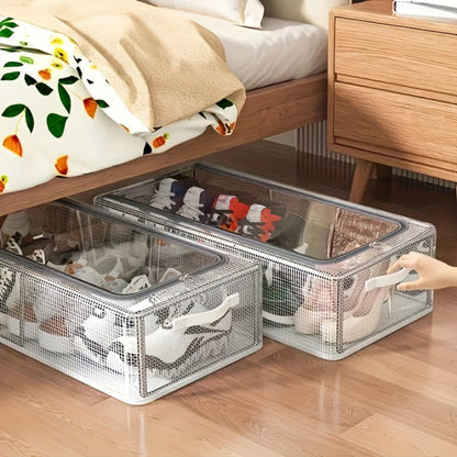 Shoe Storage Box Transparent Front Opening & Stackable