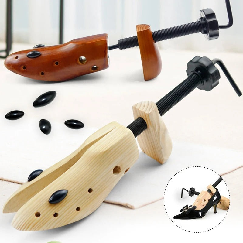 Shoe Stretcher Adjustable Width & Length Real Wood