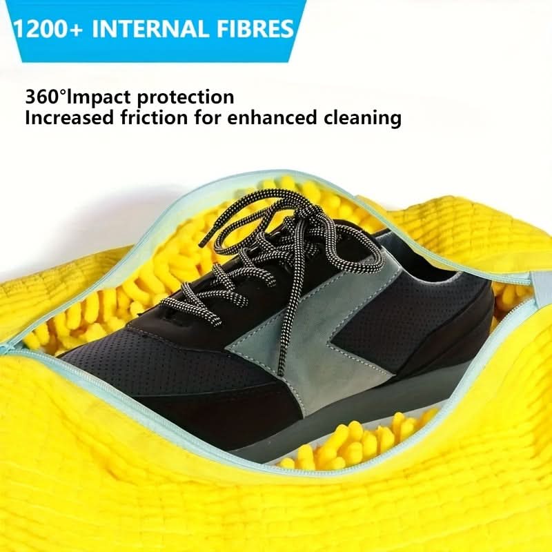 Shoe Washing Bag Padded Mesh Secure Zipper