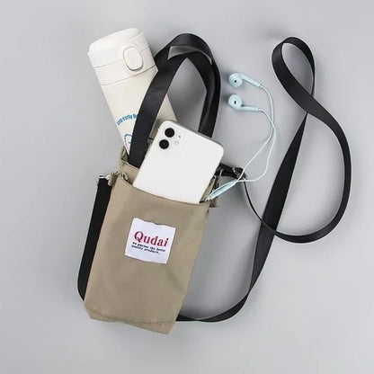 Shoulder Bag Convertible Crossbody & Handheld With Drink Holder