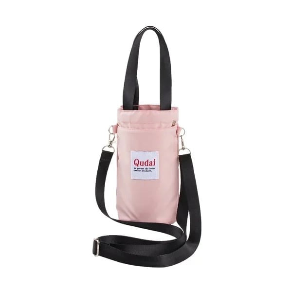 Shoulder Bag Convertible Crossbody & Handheld With Drink Holder