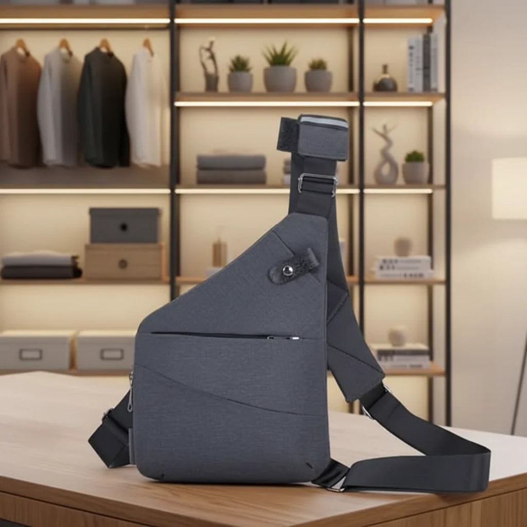 Shoulder Bag RFID-Blocking Cut-Resistant Lightweight