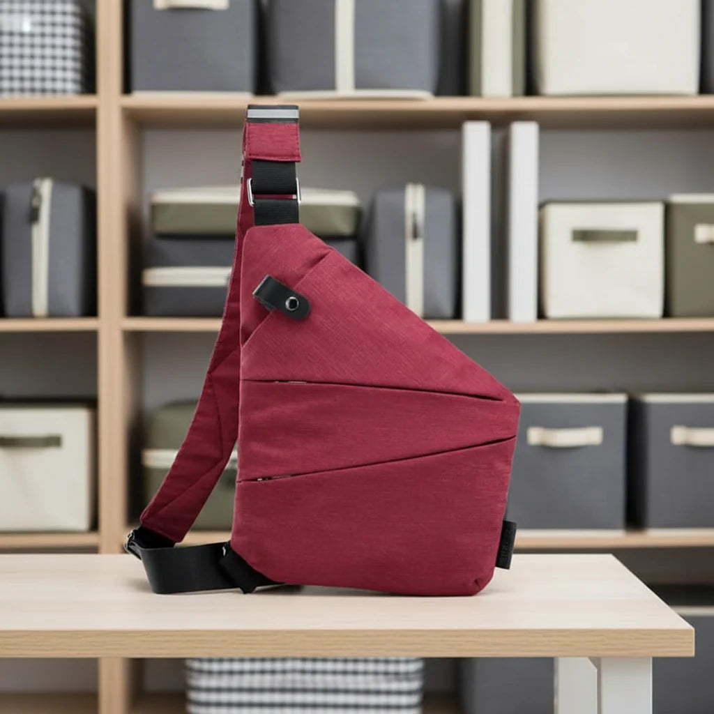 Shoulder Bag RFID-Blocking Cut-Resistant Lightweight