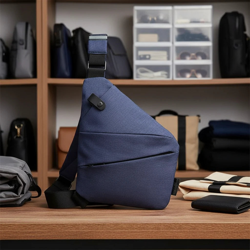 Shoulder Bag RFID-Blocking Cut-Resistant Lightweight