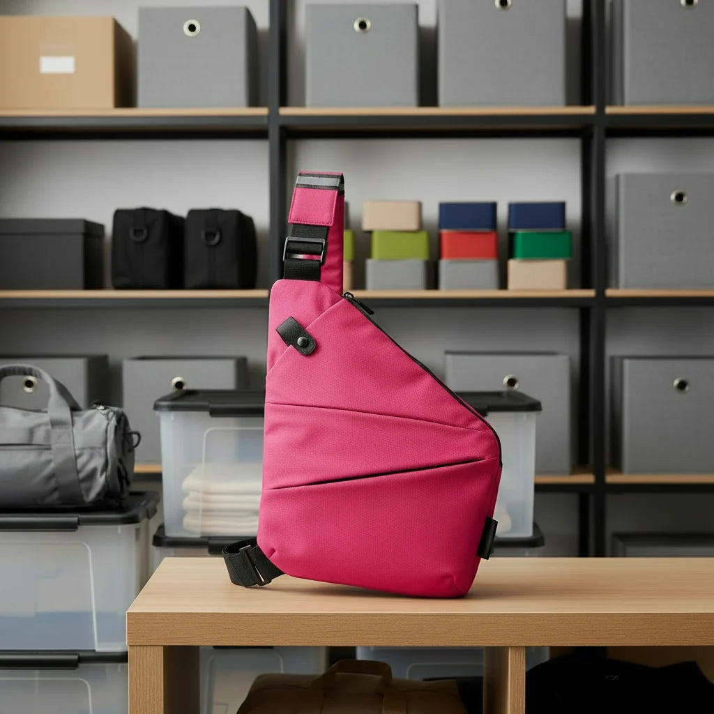 Shoulder Bag RFID-Blocking Cut-Resistant Lightweight