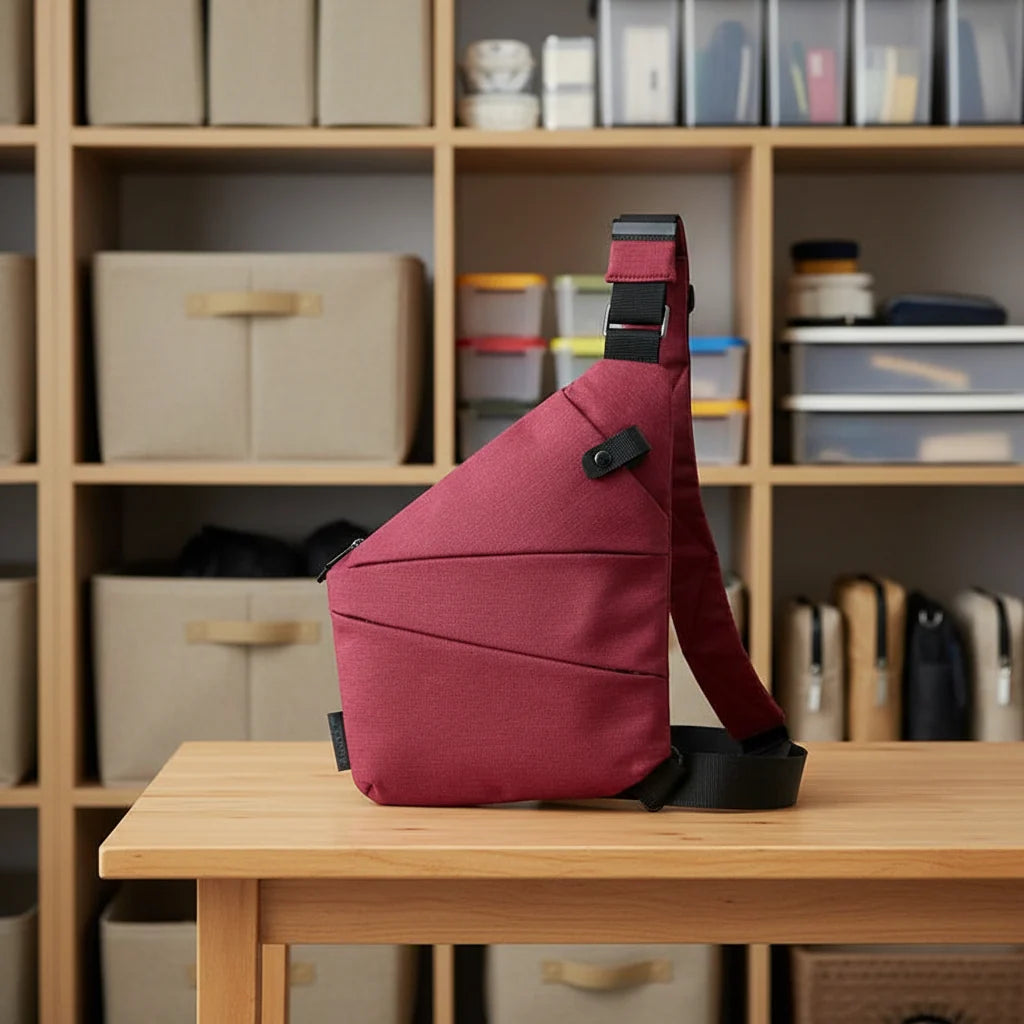 Shoulder Bag RFID-Blocking Cut-Resistant Lightweight