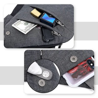 Shoulder Bag RFID-Blocking Cut-Resistant Lightweight