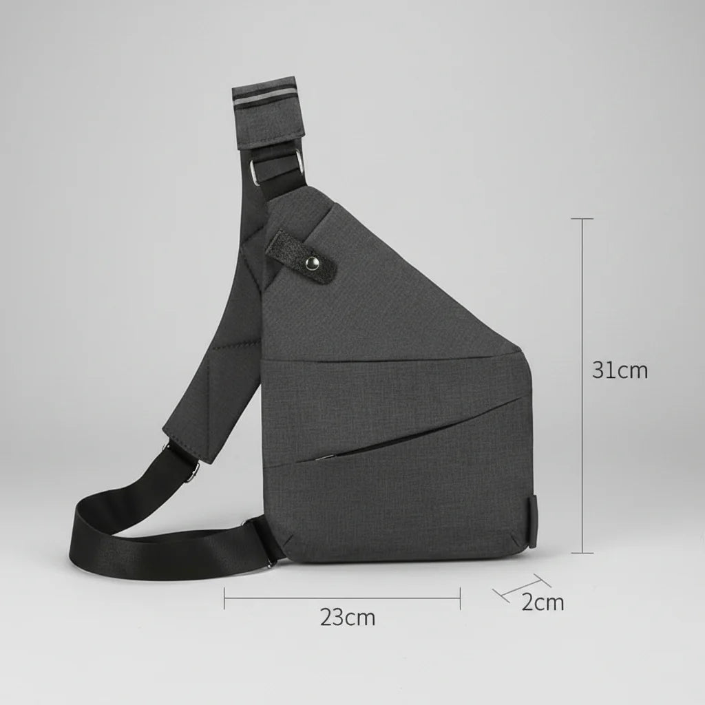 Shoulder Bag RFID-Blocking Cut-Resistant Lightweight