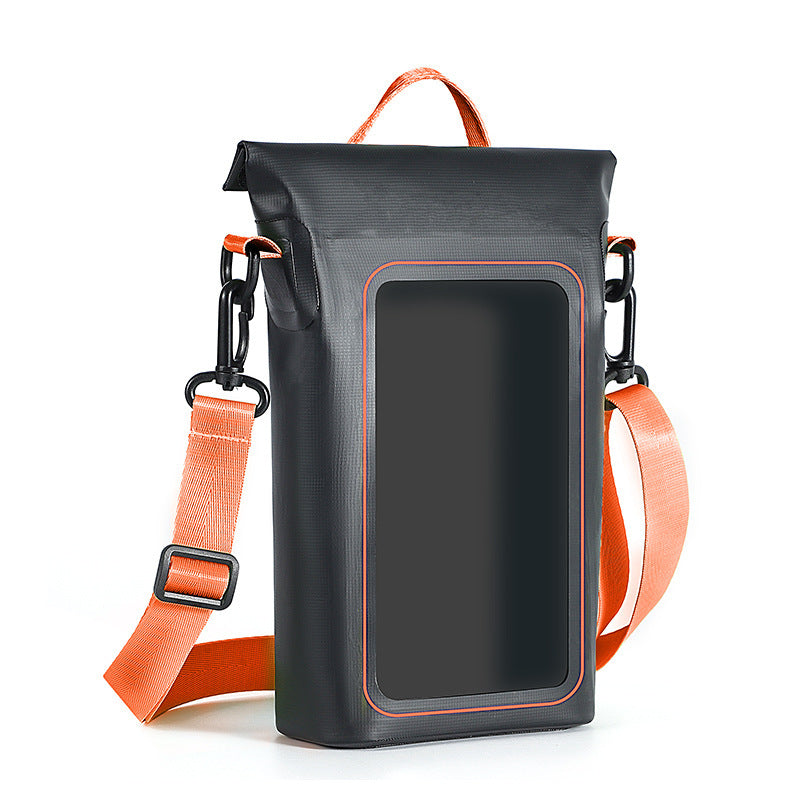Shoulder Bag Waterproof Transparent Front Pocket Adjustable Padded Strap
