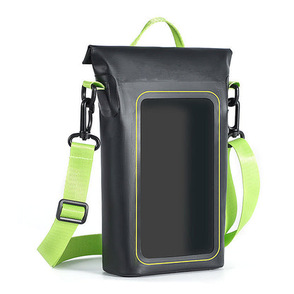 Shoulder Bag Waterproof Transparent Front Pocket Adjustable Padded Strap