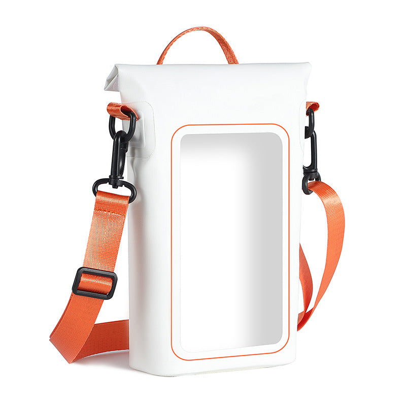 Shoulder Bag Waterproof Transparent Front Pocket Adjustable Padded Strap
