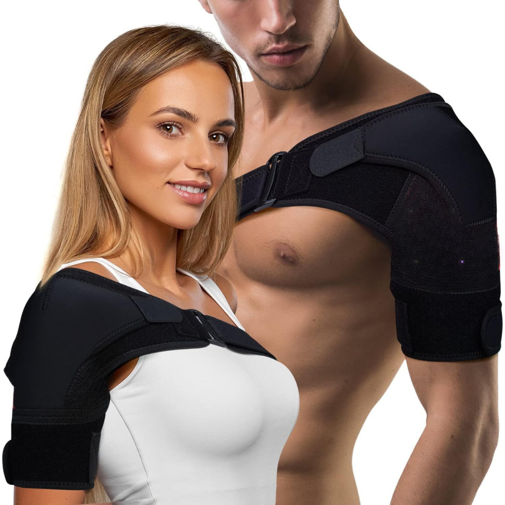 Shoulder Brace Ergonomic Stabilizing Breathable Self-Adhesive Strap