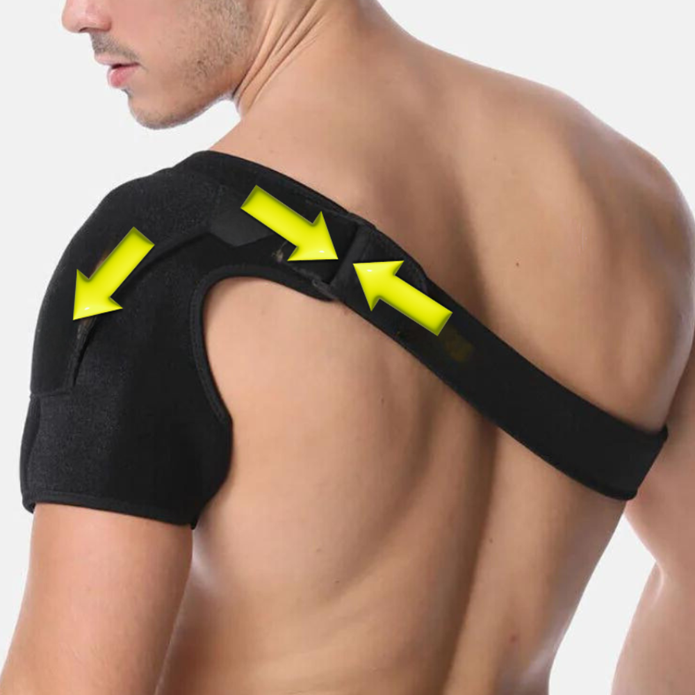 Shoulder Brace Ergonomic Stabilizing Breathable Self-Adhesive Strap