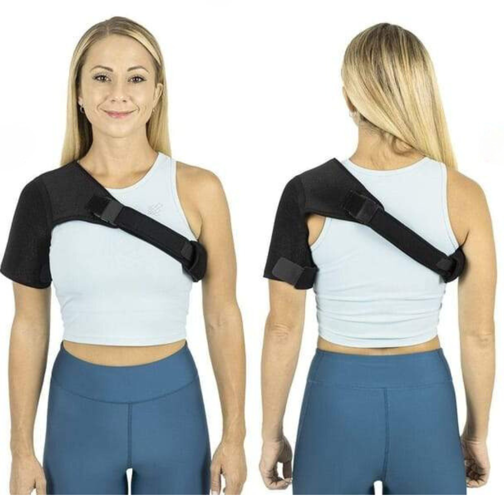 Shoulder Brace Ergonomic Stabilizing Breathable Self-Adhesive Strap