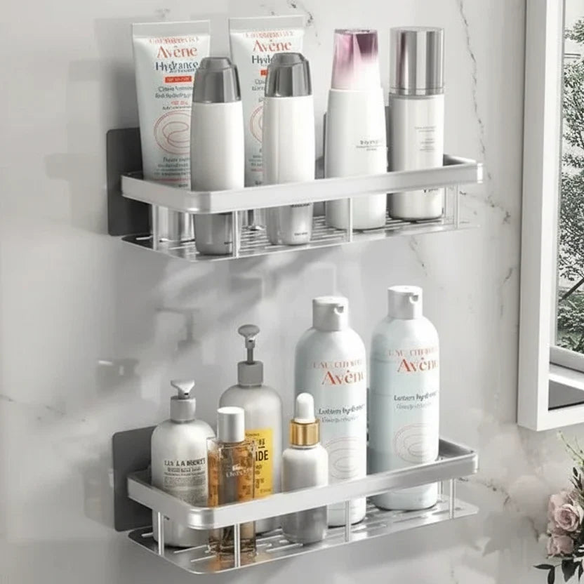 Shower Caddy Stainless Steel No-Drill Adhesive Mount