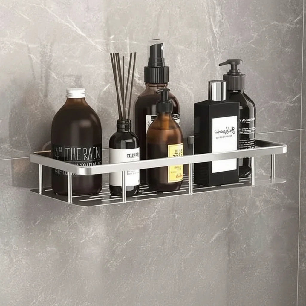 Shower Caddy Stainless Steel No-Drill Adhesive Mount