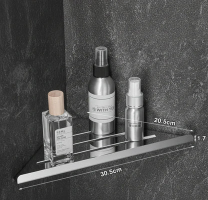 Shower Corner Shelf Stainless Steel Open Drainage Rust-Resistant
