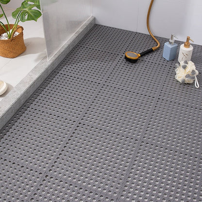 Shower Floor Mat Non-Slip Quick-Drying Soft Plastic