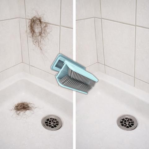 Shower Hair Catcher Silicone Strong Adhesive Reusable