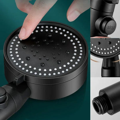 Shower Head High-Pressure 5 Spray Modes Self-Cleaning Silicone Nozzles