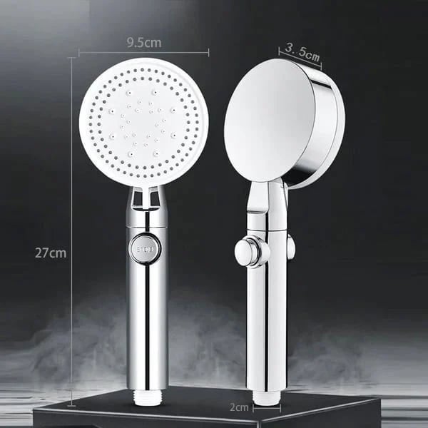 Shower Head High-Pressure 5 Spray Modes Self-Cleaning Silicone Nozzles